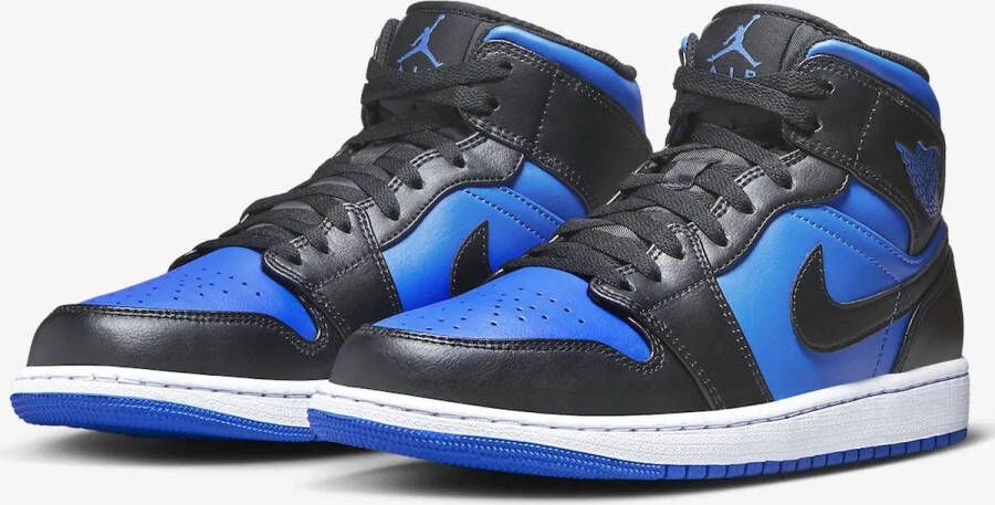 Nike Air Jordan 1 Mid GS Black Royal Blue Sneakers Unisex