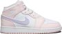 Nike Air Jordan 1 Mid Pink Wash (GS) FD8780-601 roze lila paars wit sneakers hoog zomerschoenen kindersneakers - Thumbnail 1