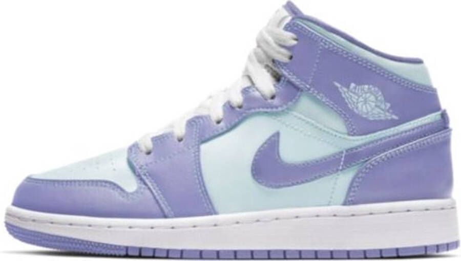 Nike Air Jordan 1 Mid (GS) Purple Pulse Artic Punch