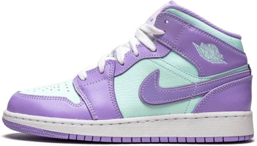 Nike Air Jordan 1 Mid GS Purple Pulse Artic Punch