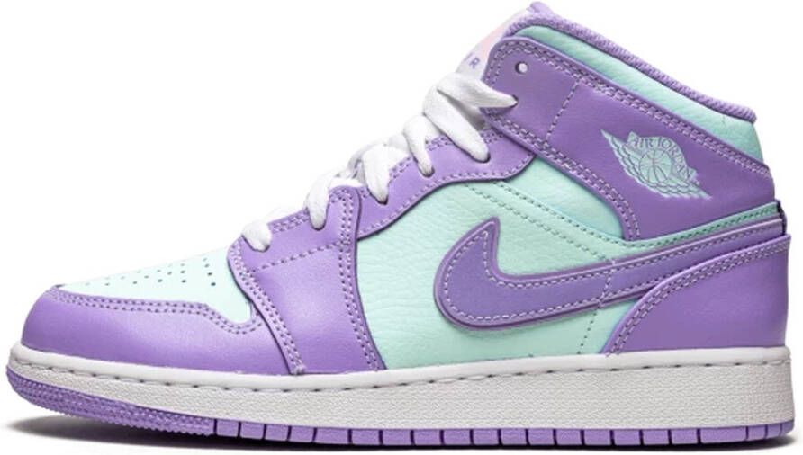 Nike Air Jordan 1 Mid (GS) Purple Pulse Artic Punch