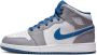 Nike Air Jordan 1 Mid (GS) True Blue Ce t DQ8423 - Thumbnail 1