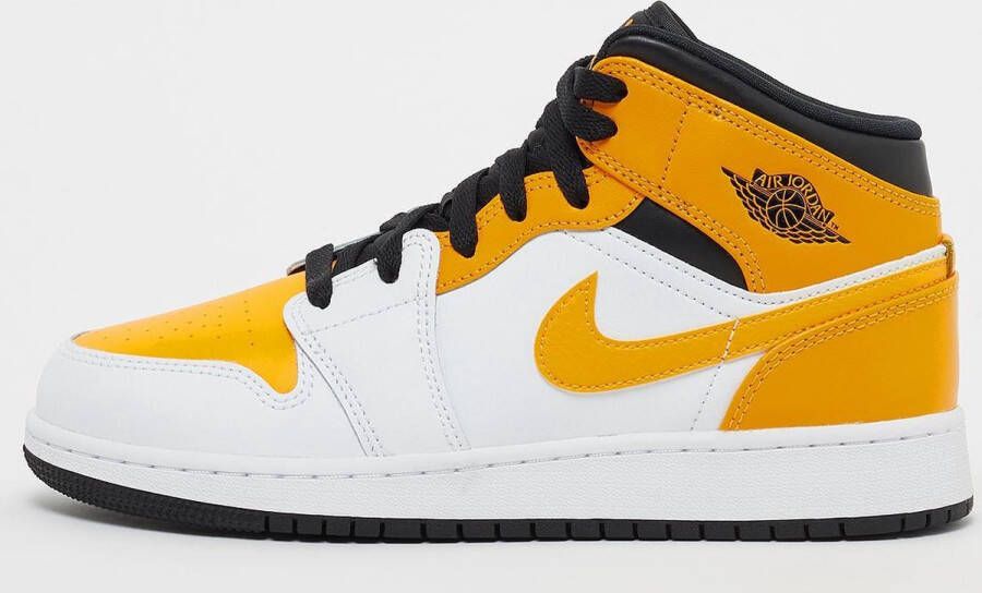 Nike Air Jordan 1 Mid (GS) White University Gold Black EUR
