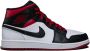 Jordan Air 1 Mid Basketball Schoenen white gym red black maat: 42.5 beschikbare maaten:42.5 44.5 45 - Thumbnail 1