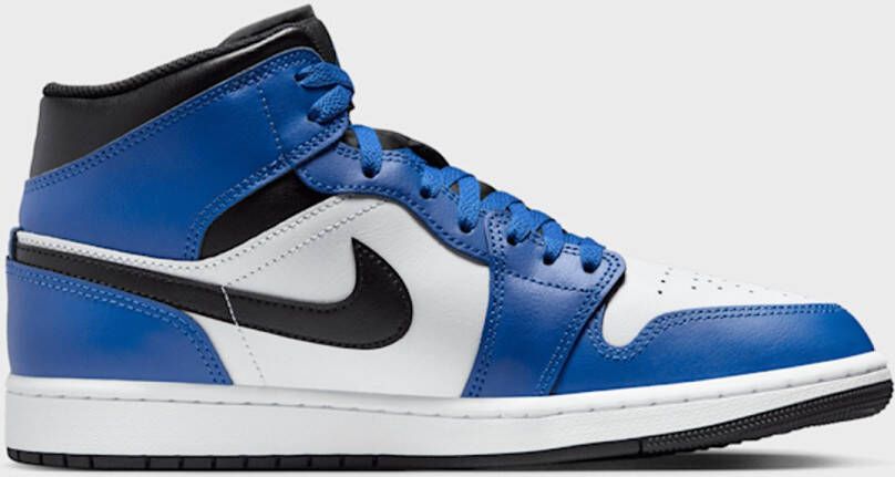 Jordan Schoenen Air 1 Mid Game Royal White Black- Heren Game Royal White Black