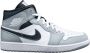 Nike Air Jordan 1 Mid Light Smoke Grey Anthracite 554724-078 Grijs Schoenen - Thumbnail 2