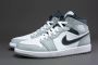 Nike Air Jordan 1 Mid Light Smoke Grey Anthracite 554724-078 Grijs Schoenen - Thumbnail 1