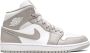 Nike Air Jordan 1 Mid Linen College Grey Light Bone-White 554724-082 Schoenen Sneakers - Thumbnail 3