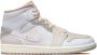 Jordan Nike Air 1 Mid SE Craft Inside Out White Grey DM9652-100 Sneakers - Thumbnail 5