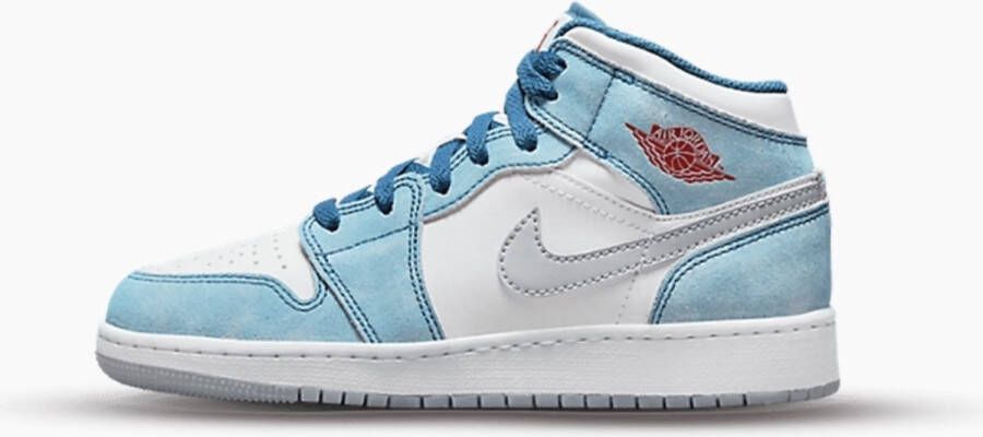 Jordan Nike Air 1 Mid SE(GS ) French Blue Light Steel DR6235 401 EUR