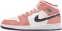 Jordan Air Nike Air Jordan 1 Mid SE (GS) Orange Suede DV1336 - Thumbnail 1