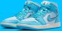 Nike WMNS Air Jordan 1 Mid SE Ice Blue DV1302 - Thumbnail 3