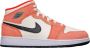 Nike Air Jordan 1 Mid SE Orange Suede (GS) DV1336-800 Kleur als op foto Schoenen - Thumbnail 1