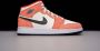 Nike Air Jordan 1 Mid SE Orange Suede (GS) DV1336-800 Kleur als op foto Schoenen - Thumbnail 2