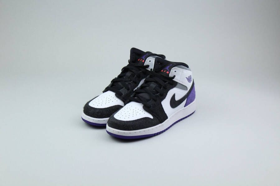 Nike Air Jordan 1 Mid SE 'Paars' (GS) Sneakers Unisex