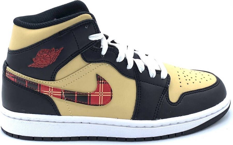 Nike Air JORDAN 1 MID SE 'TARTAN SWOOSH' Sneakers Unisex - Foto 2