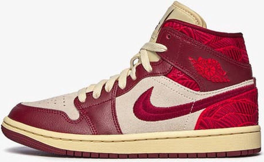 Air Jordan Nike 1 MID SE WMNS (Team Red University Red-Sail)