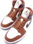 Nike Air Jordan 1 Mid Dusty Peach Sail White Night Maroon- Dusty Peach Sail White Night Maroon - Thumbnail 4