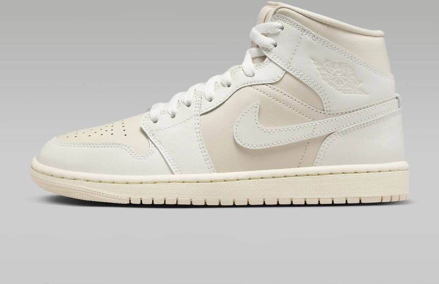Jordan Air 1 Mid Legend Light Brown Muslin Sail- Legend Light Brown Muslin Sail