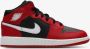 Nike Jordan Air Jordan 1 MID Sneakers Kids Zwart Wit Rood Doos zonder deksel - Thumbnail 4