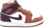 Nike Air Jordan 1 Mid Dusty Peach Sail White Night Maroon- Dusty Peach Sail White Night Maroon - Thumbnail 8