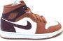Nike Air Jordan 1 Mid Dusty Peach Sail White Night Maroon- Dusty Peach Sail White Night Maroon - Thumbnail 6