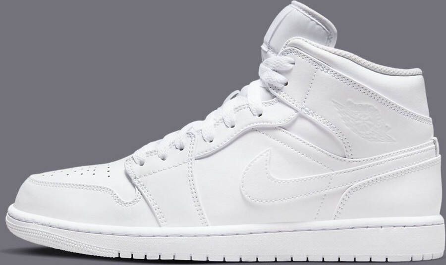 Jordan Air 1 Mid Basketball Schoenen white white white maat: 47.5 beschikbare maaten:41 42.5 43 44.5 45 46 47.5 45.5 - Foto 10