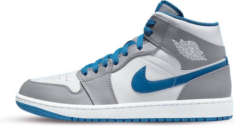 Jordan Klassieke Mid Blue Sneakers Blauw