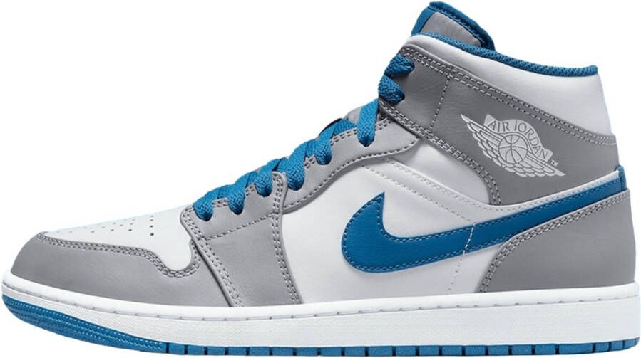 Jordan Klassieke Mid Blue Sneakers Blauw