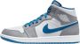 Jordan Klassieke Mid Blue Sneakers Blauw - Thumbnail 1