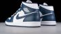 Jordan Air 1 Mid Basketball Schoenen mid white metallic gold obsidian maat: 44.5 beschikbare maaten:44.5 - Thumbnail 4