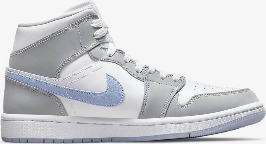 Jordan Nike Air 1 Mid White Aluminum Wolf Grey BQ6472 105 EUR