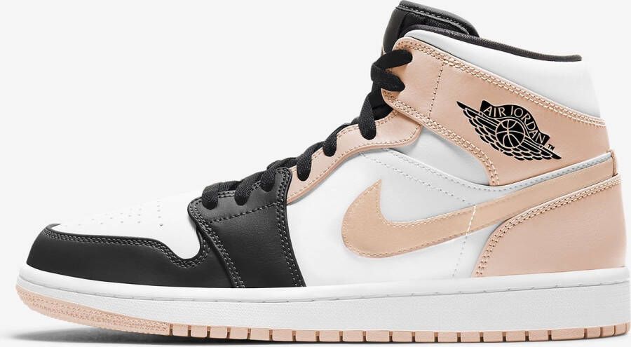 Nike Air Jordan 1 Mid White Artic Orange-Black