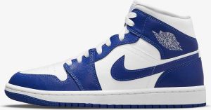 Nike Air Jordan 1 Mid White Hyper Royal-White Kentucky BQ6472
