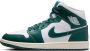 Nike Air Jordan 1 Mid Donkergroen Wit Gebroken Wit Sneakers Unisex Doos Zonder Deksel - Thumbnail 1