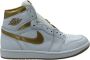 Nike Air Jordan 1 Retro High OG Metallic Gold Sneakers Wit Metallic Goud - Thumbnail 6
