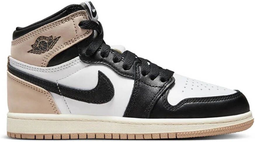 Nike Air Jordan 1 Retro High Latte Bruin Wit Zwart Sneakers Unisex Doos Zonder Deksel