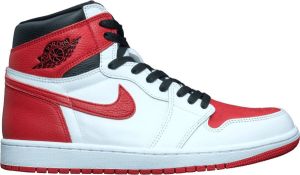 Jordan Air 1 Retro High Og White University Red Black Schoenmaat 44 1 2 Sneakers 555088 161
