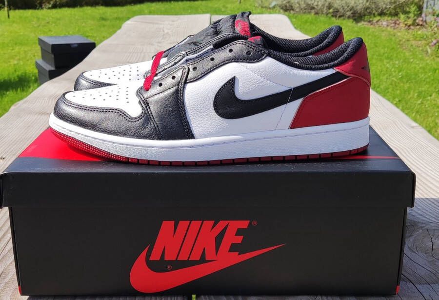 Nike Air jordan 1 retro low OG wit zwart rood