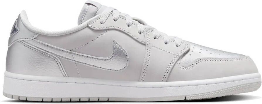 Nike Air Jordan 1 Retro Low Unisex Sneaker Grijs Zilver Doos zonder deksel