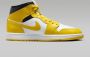 Jordan Air 1 Mid White Black Vivid Sulphur- White Black Vivid Sulphur - Thumbnail 7