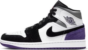 Nike Air Jordan 1 White Black Purple
