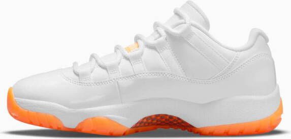 Nike Air Jordan 11 Retro Low Limited Edition Dames Sneaker Basketbal Wit Oranje LET OP! Doos Zonder Deksel