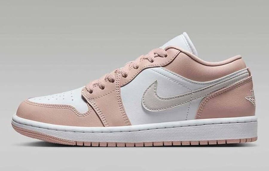 Jordan Air 1 Low White Particle Beige Light Bone- White Particle Beige Light Bone