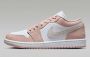 Jordan Air 1 Low Dames White Particle Beige Light Bone- Dames White Particle Beige Light Bone - Thumbnail 1