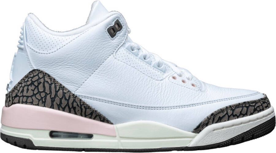 Jordan Wmns Air 3 Retro White Dark Mocha Atmosphere Sail Schoenmaat 37 1 2 Sneakers CK9246 102 - Foto 4