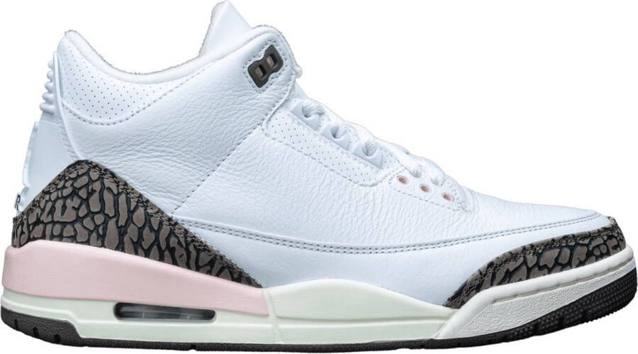 Jordan Wmns Air 3 Retro White Dark Mocha Atmosphere Sail Schoenmaat 37 1 2 Sneakers CK9246 102