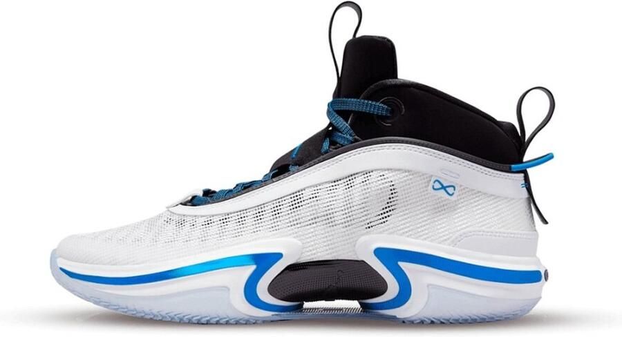 Jordan Air 36 White Sport Blue Black Schoenmaat 42 1 2 Basketball Perfor ce Mid CZ2650 101