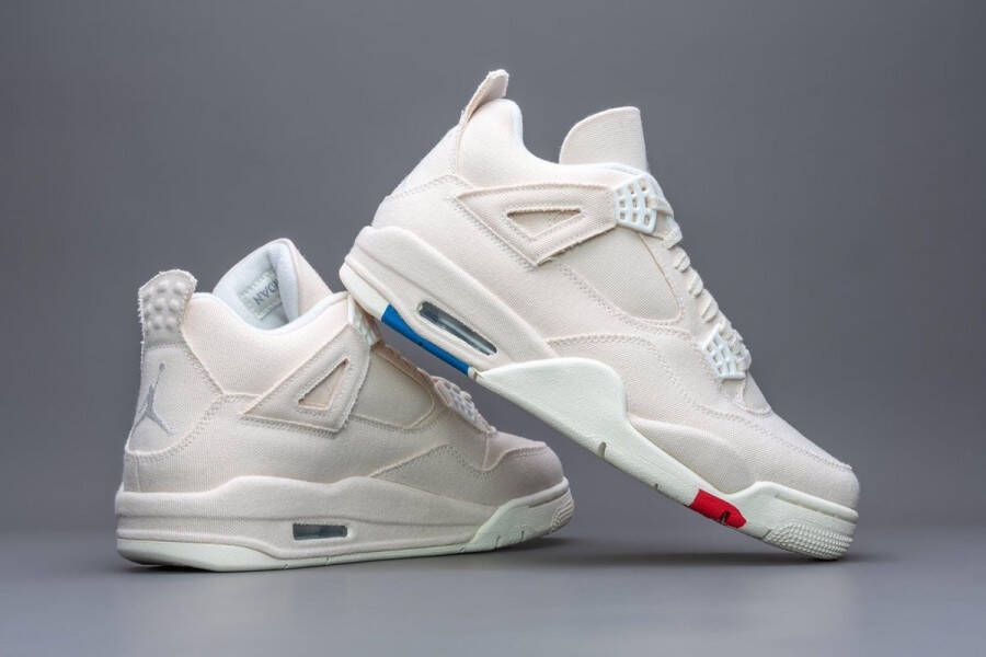 Jordan Wmns Air 4 Retro Sail Sail Ce t Grey Fire Red Schoenmaat 36 Sneakers DQ4909 100