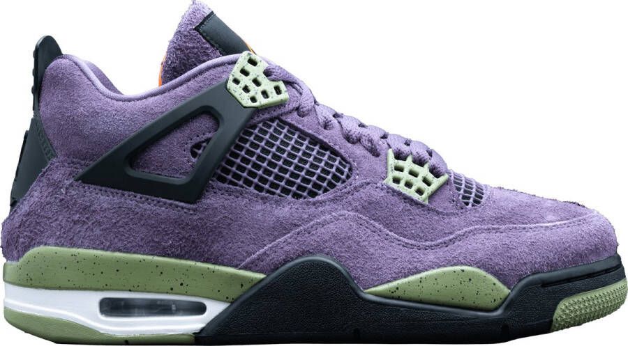 Jordan Wmns Air 4 Retro Canyon Purple Safety Orange Alligator Schoenmaat 36 1 2 Sneakers AQ9129 500